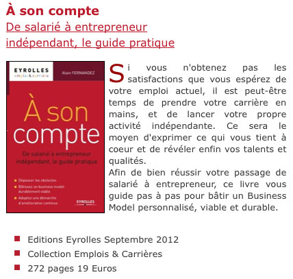 Comment se mettre � son compte
