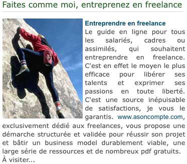 entreprendre en freelance