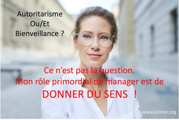 Le bon manager est un donneur de sens