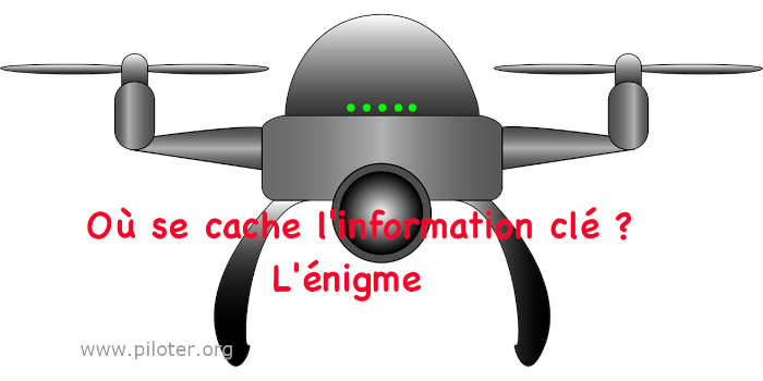 Drone de l'enigme