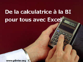 calculatrice, excel, BI