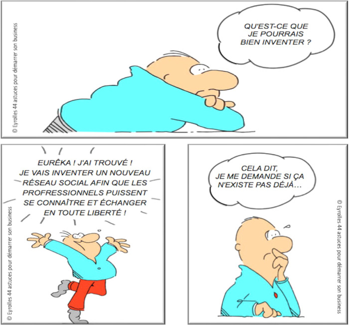 Humour Business Model et bonne idée