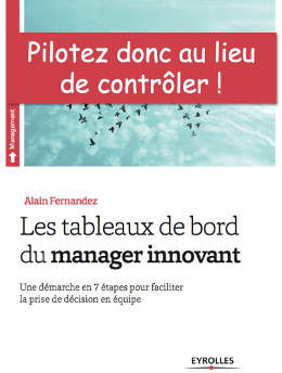 Tableaux de bord du manager innovant, le livre