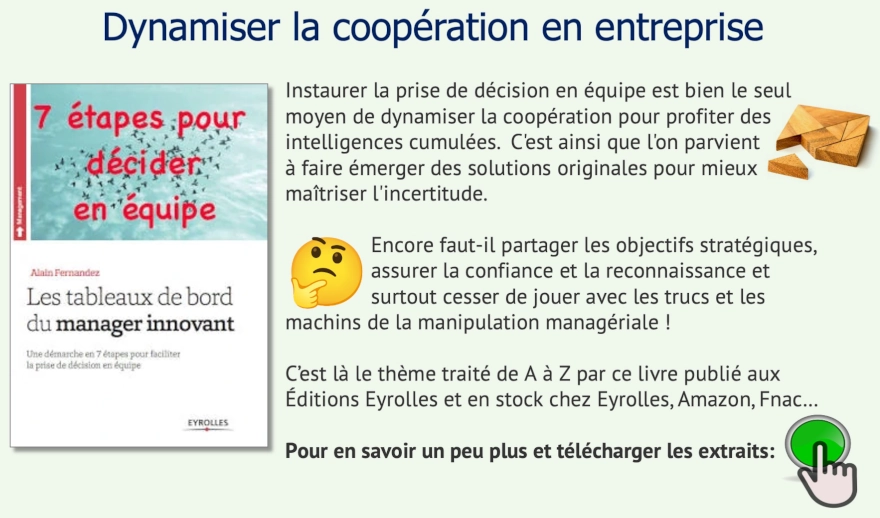 Accès au livre et aux extraits Dynamiser la coopération en entreprise, le livre