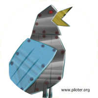 image d'un oiseau robot