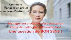 Manager un projet avec Bon Sens 